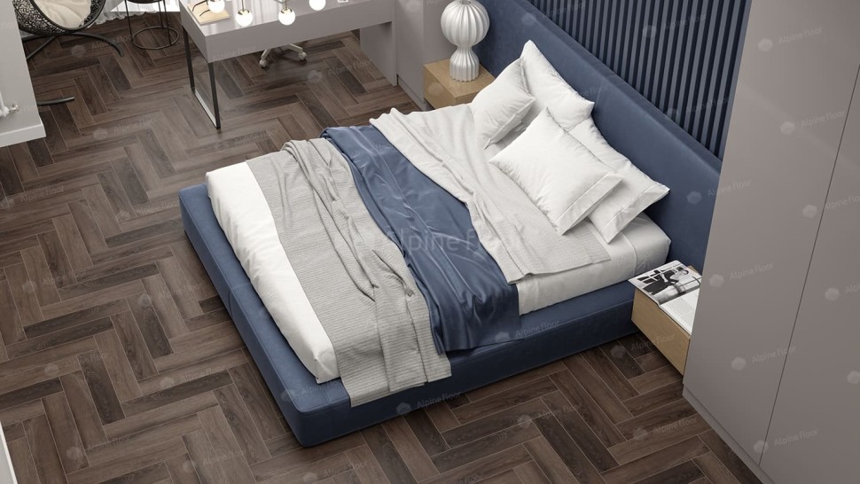 Виниловая плитка "Alpine Floor" Parquet LVT Фафнир (590*118*2,5 мм) — купить в Дзержинске