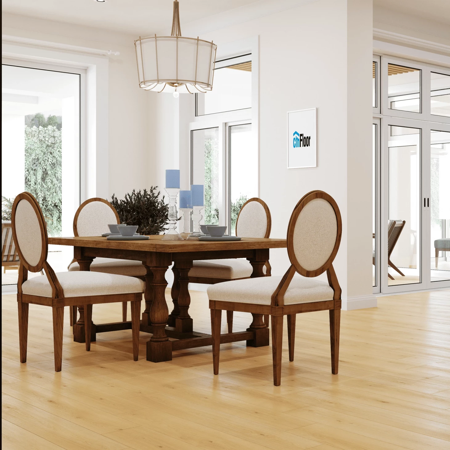 SPC плитка для пола Дуб Орегон (1220*180*4 мм) — купить в Дзержинске