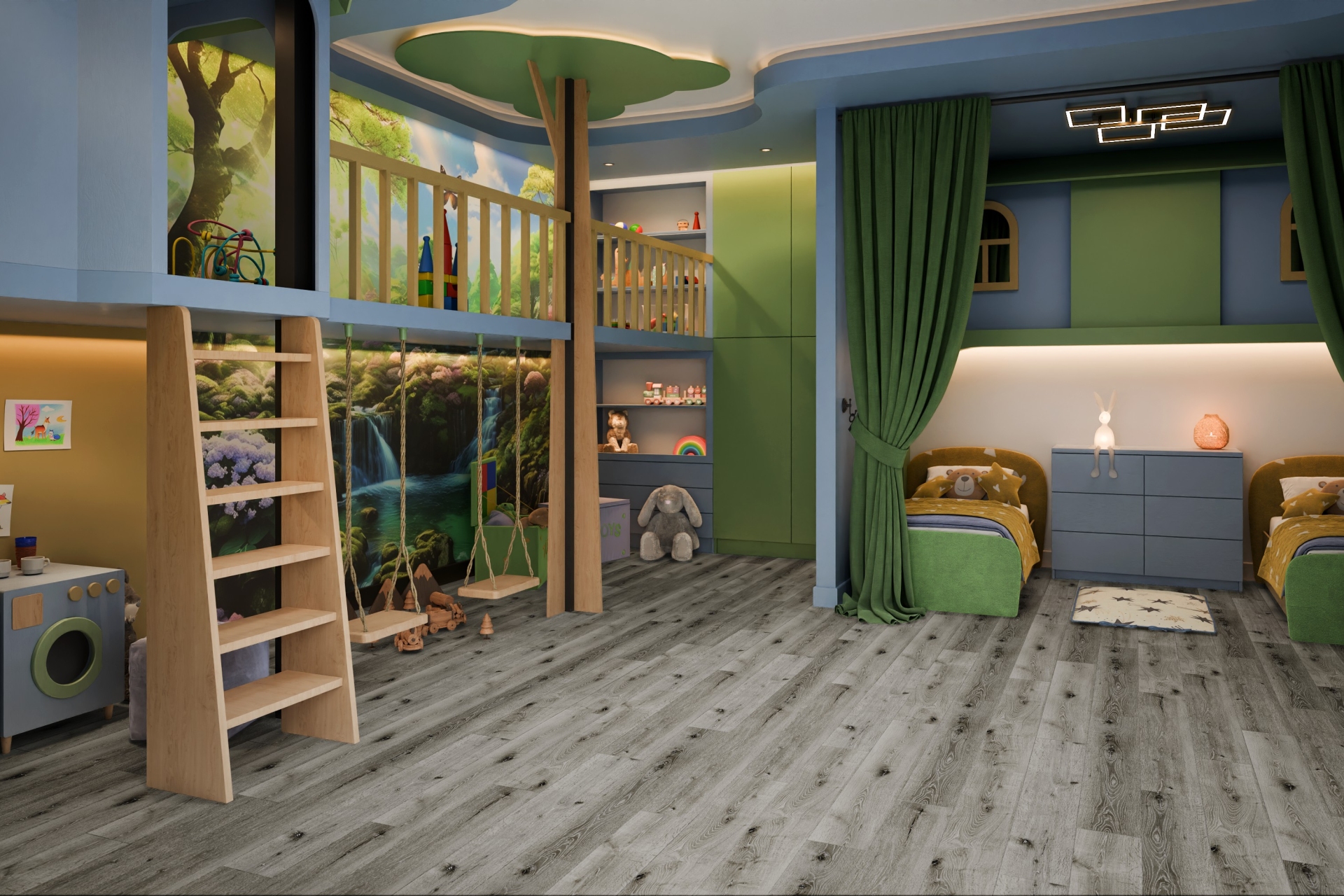 Усовершенствованная кварц-виниловая плитка «Damy Floor» Дуб Состаренный Серый (1227*187*2,5 мм) — купить в Дзержинске