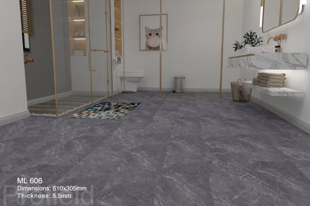 SPC ламинат "Profield" Грей марбл (305*610*5,5 мм) — купить в Дзержинске