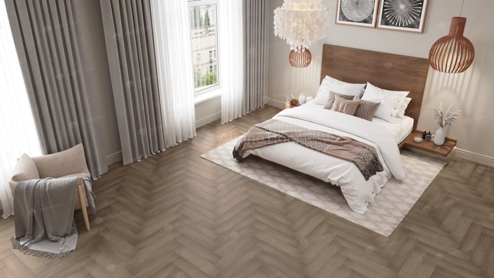 Виниловая плитка "Alpine Floor" Parquet LVT Дуб Насыщенный (590*118*2,5 мм) — купить в Дзержинске