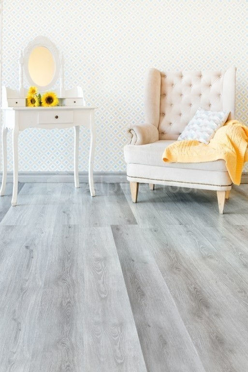 Кварцвиниловая плитка "Alpine Floor" Дуб Пепельный  (1219*184*2мм) — купить в Дзержинске