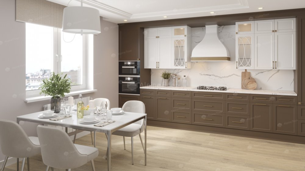 SPC Ламинат "Alpine Floor" Дуб капучино (1524*180*8 мм) — купить в Дзержинске