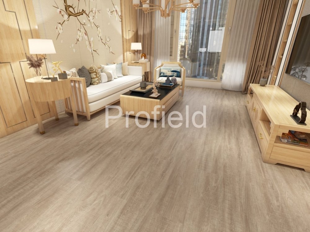HSPC ламинат "Profield" Тик натуральный (1200*228*5,5 мм) — купить в Дзержинске