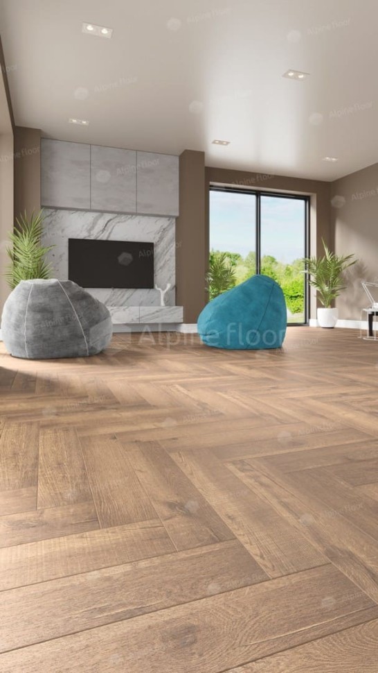 Виниловая плитка "Alpine Floor" Parquet LVT Дуб Royal (590*118*2,5 мм) — купить в Дзержинске