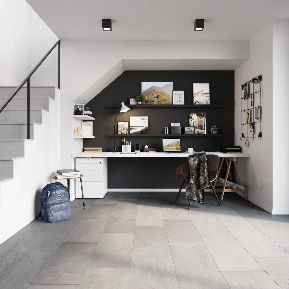 SPC ламинат "Invictus" Groovy Granite Steel (603*298*6мм) — купить в Дзержинске