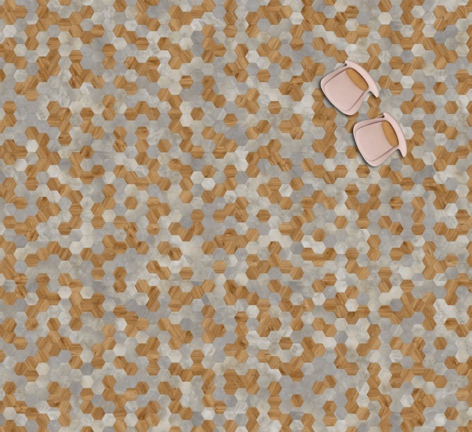 Виниловая плитка "Moduleo" Moods Hexagon 334 (226,32*196*2,5 мм) — купить в Дзержинске