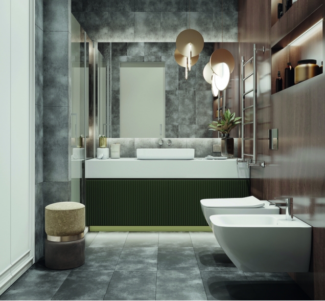 SPC ламинат "CronaFloor" Stone 4V Торнадо Серый (600*300*4 мм) — купить в Дзержинске