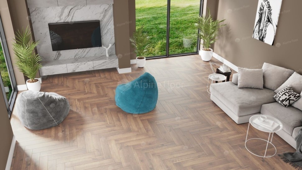 Виниловая плитка "Alpine Floor" Parquet LVT Дуб Royal (590*118*2,5 мм) — купить в Дзержинске