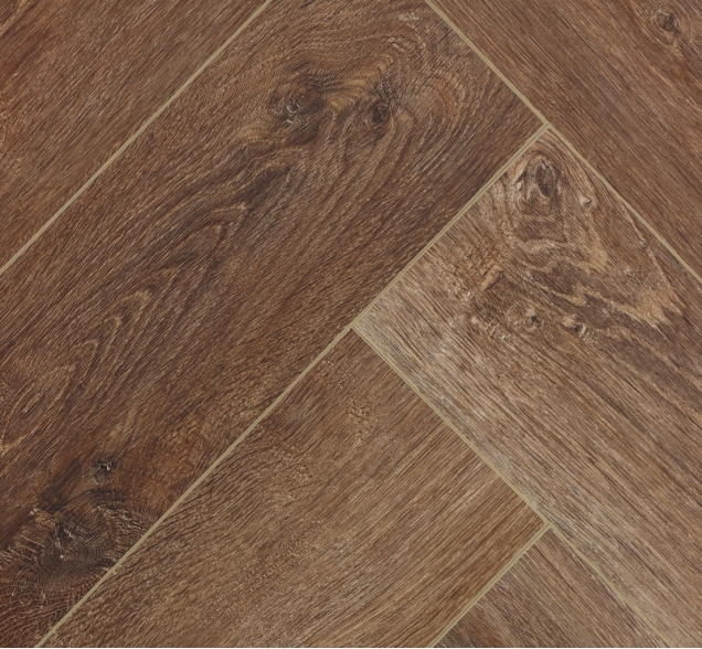 Виниловый ламинат SPC "Cronafloor" Herringbone Дуб Тулуза (640*128*4,5 мм) — купить в Дзержинске