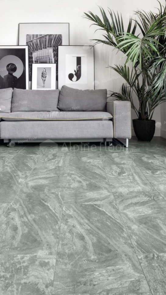 Виниловая плитка "Alpine Floor" Light Stone Хэмпшир (608*303*2,5 мм) — купить в Дзержинске