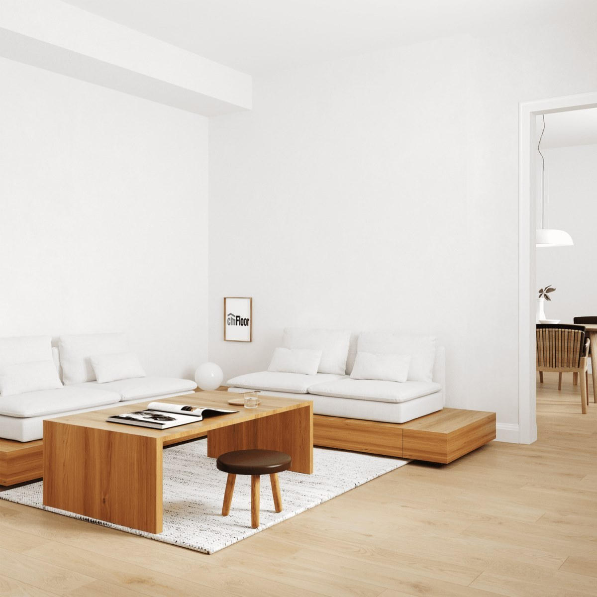 Виниловое напольное покрытие ScandiWood 19 Дуб Шампань (180*1220*5 мм) — купить в Дзержинске