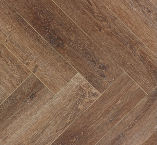 Виниловый ламинат SPC "Cronafloor" Herringbone Дуб Тулуза (640*128*4,5 мм) — купить в Дзержинске