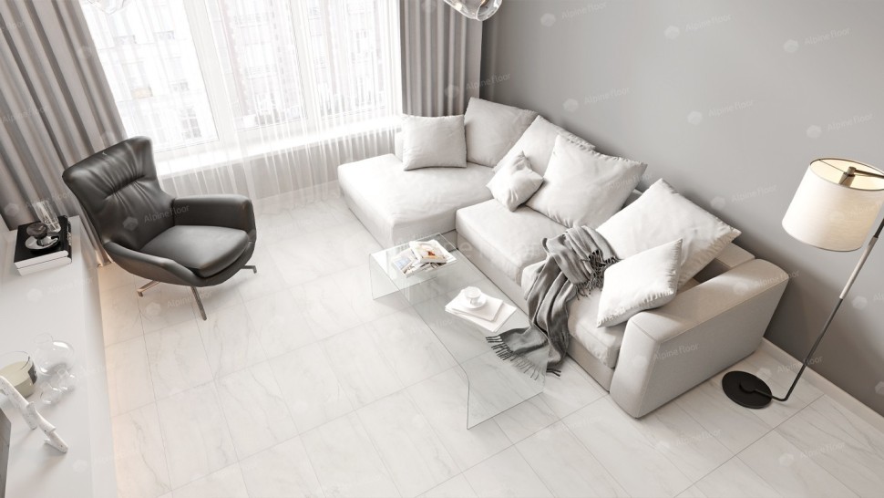 Виниловая плитка "Alpine Floor" Light Stone Брайс (608*303*2,5 мм) — купить в Дзержинске