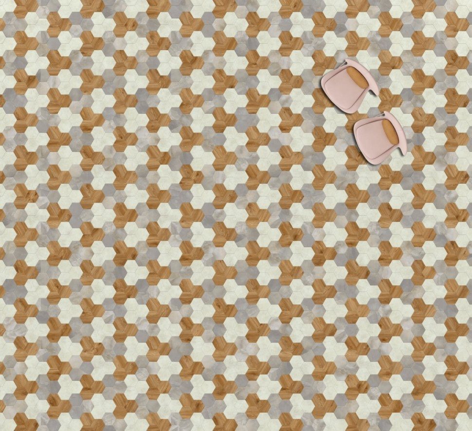 Виниловая плитка "Moduleo" Moods Hexagon 351 (226,32*196*2,5 мм) — купить в Дзержинске