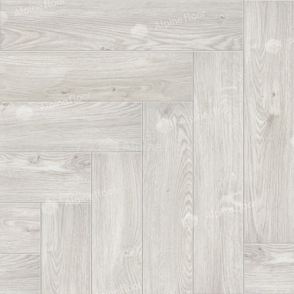 Виниловая плитка "Alpine Floor" Parquet LVT Снежный (590*118*2,5 мм) — купить в Дзержинске