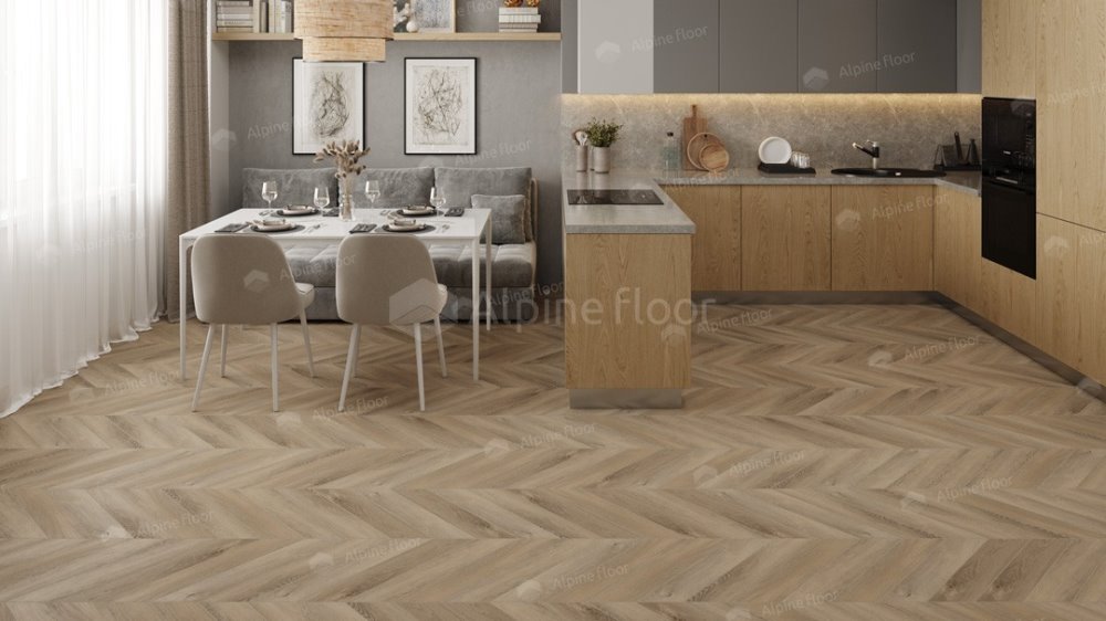 LVT плитка "Alpine Floor" Дуб Синистра (555*127*2,5 мм) — купить в Дзержинске