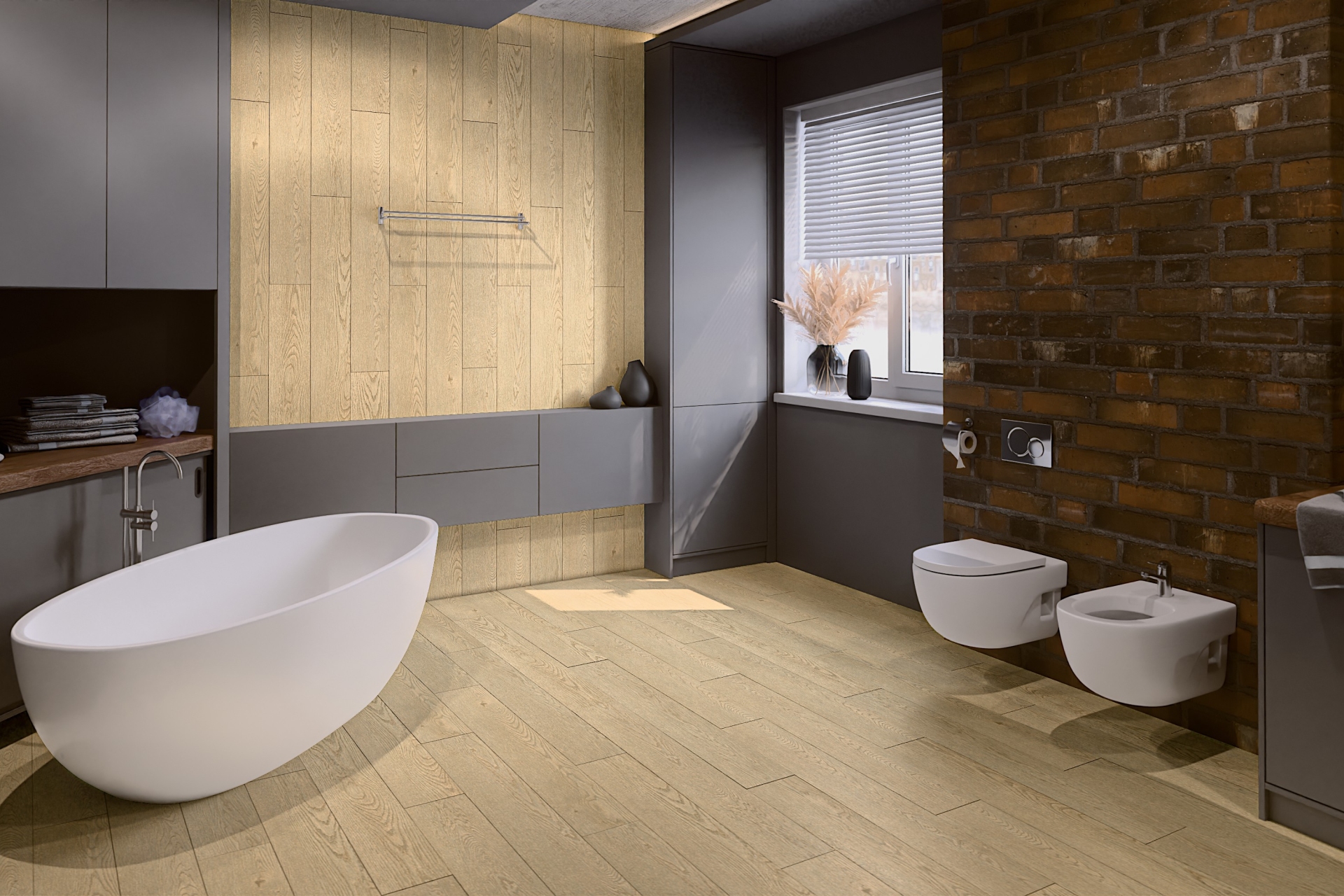 SPC ламинат «Damy Floor» Дуб Латте (1220*180*4 мм) — купить в Дзержинске