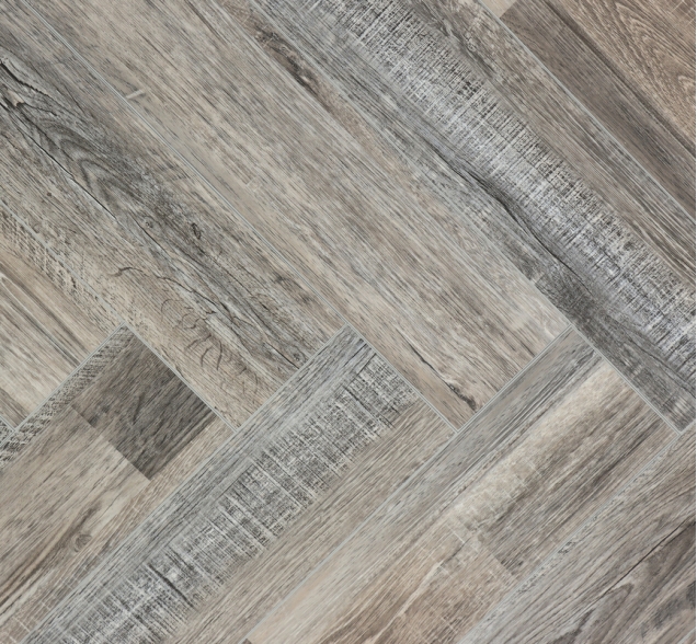 Виниловый ламинат SPC "Cronafloor" Herringbone Дуб Реймс (640*128*4,5 мм) — купить в Дзержинске