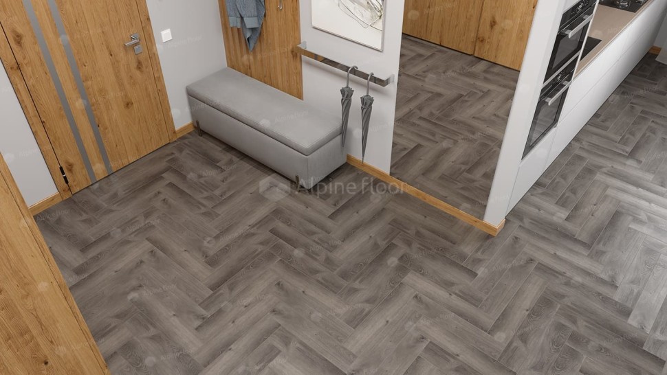 Виниловая плитка "Alpine Floor" Parquet LVT Дуб Мерга (590*118*2,5 мм) — купить в Дзержинске