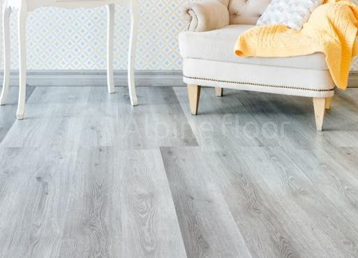 Кварцвиниловая плитка "Alpine Floor" Дуб Пепельный  (1219*184*2мм) — купить в Дзержинске
