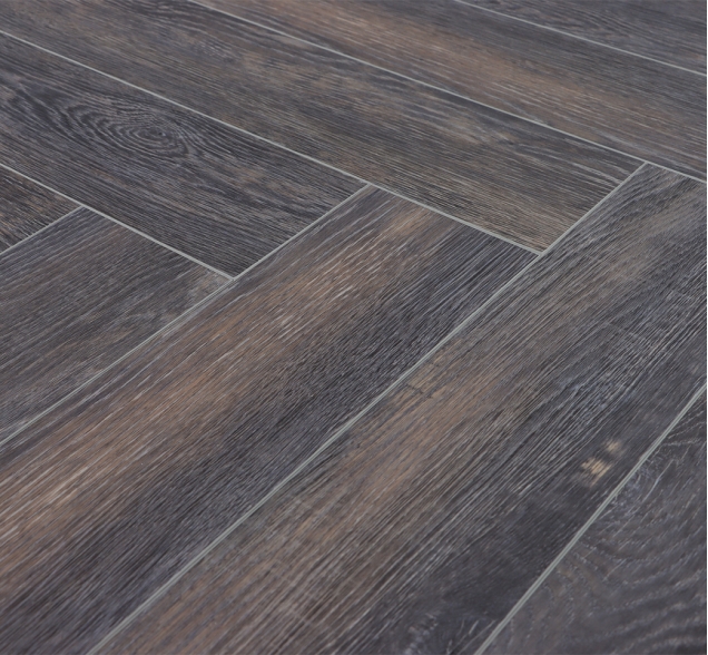 Виниловый ламинат SPC "Cronafloor" Herringbone Дуб Бордо (640*128*4,5 мм) — купить в Дзержинске