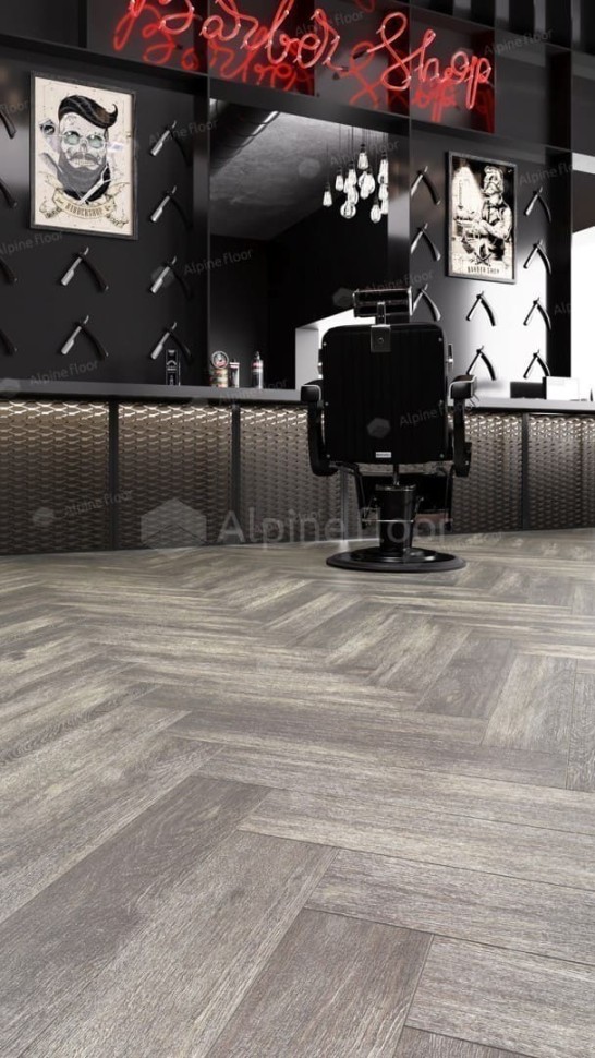 Виниловая плитка "Alpine Floor" Parquet LVT Венге Грей (590*118*2,5 мм) — купить в Дзержинске