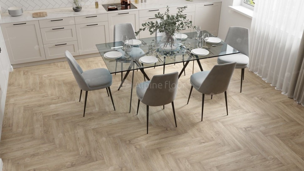 Виниловая плитка "Alpine Floor" Parquet LVT Дуб Ваниль Селект (590*118*2,5 мм) — купить в Дзержинске
