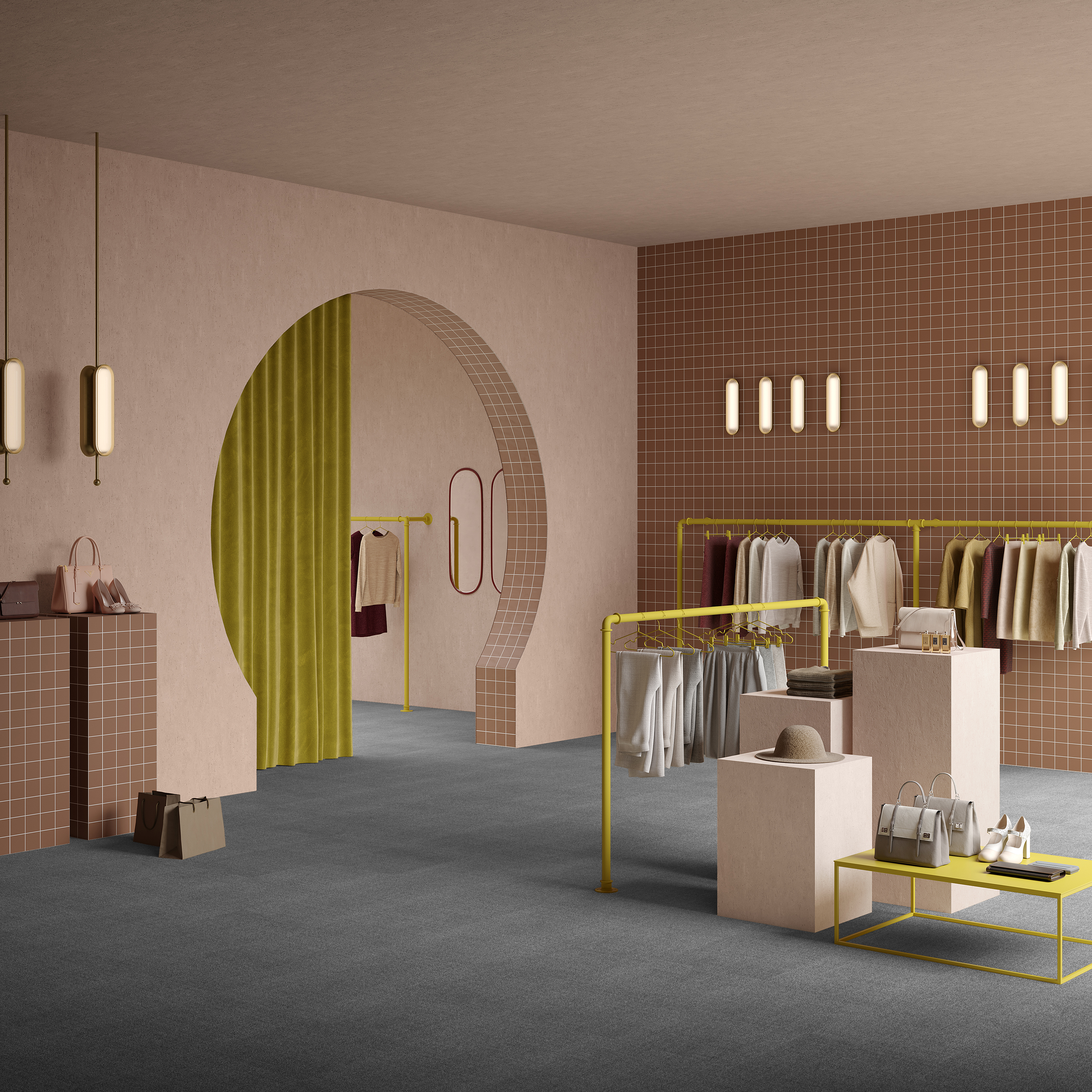 Ковровая плитка Mantra Tile 97 (500*500*6 мм) — купить в Дзержинске