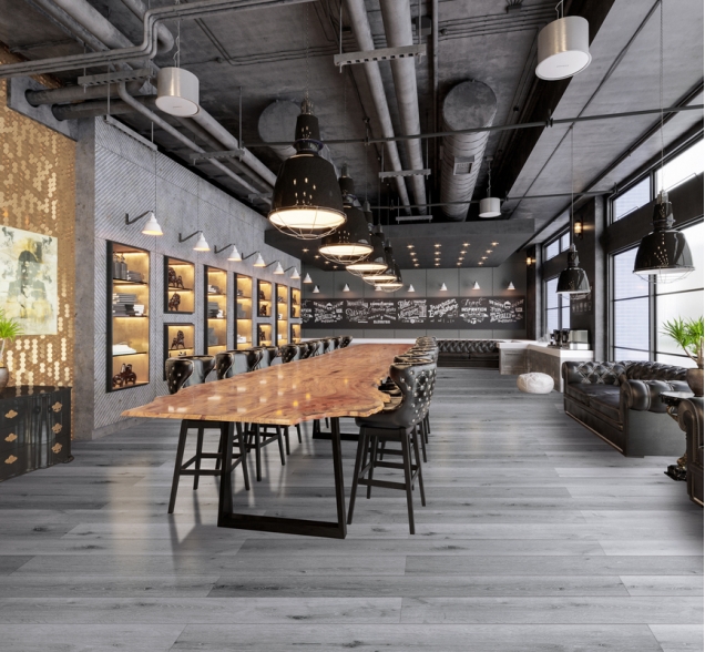 SPC ламинат "CronaFloor" Wood 4V Дуб Серый (1200*180*4 мм) — купить в Дзержинске