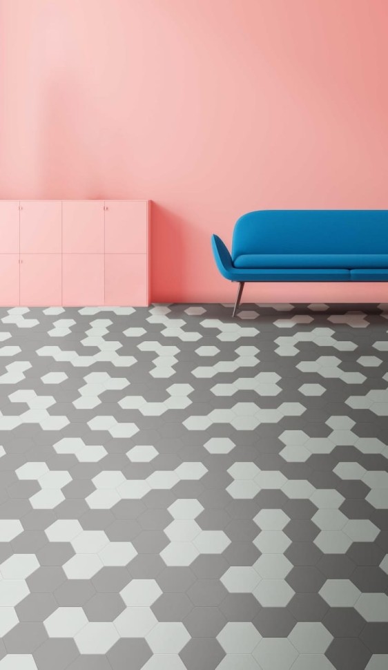 Виниловая плитка "Moduleo" Moods Hexagon 339 (226,32*196*2,5 мм) — купить в Дзержинске