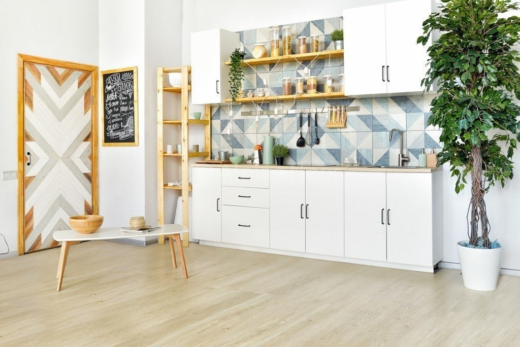 Замковая ПВХ плитка Секвойя Медовая  (1219*184*3,2мм) — купить в Дзержинске