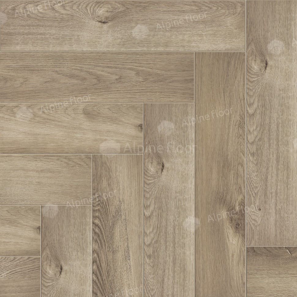 Виниловая плитка "Alpine Floor" Parquet LVT Дуб Натуральный Отбеленный (590*118*2,5 мм) — купить в Дзержинске