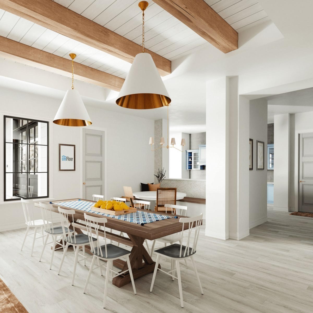 Виниловое напольное покрытие ScandiWood 05 Дуб Ледяной (180*1220*5 мм) — купить в Дзержинске