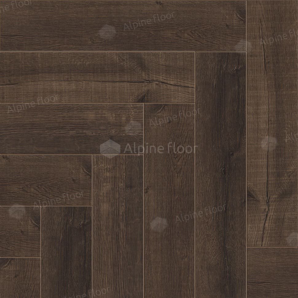 Виниловая плитка "Alpine Floor" Parquet LVT Дуб Альферац (590*118*2,5 мм) — купить в Дзержинске