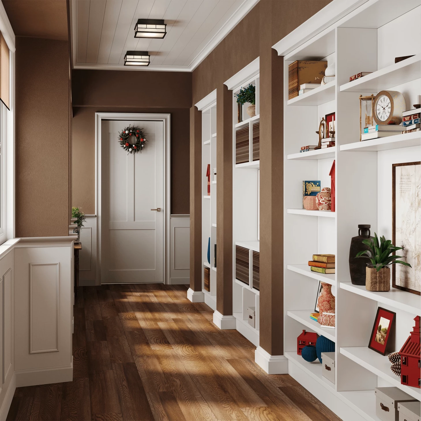 SPC плитка для пола Орех (1220*180*4 мм) — купить в Дзержинске