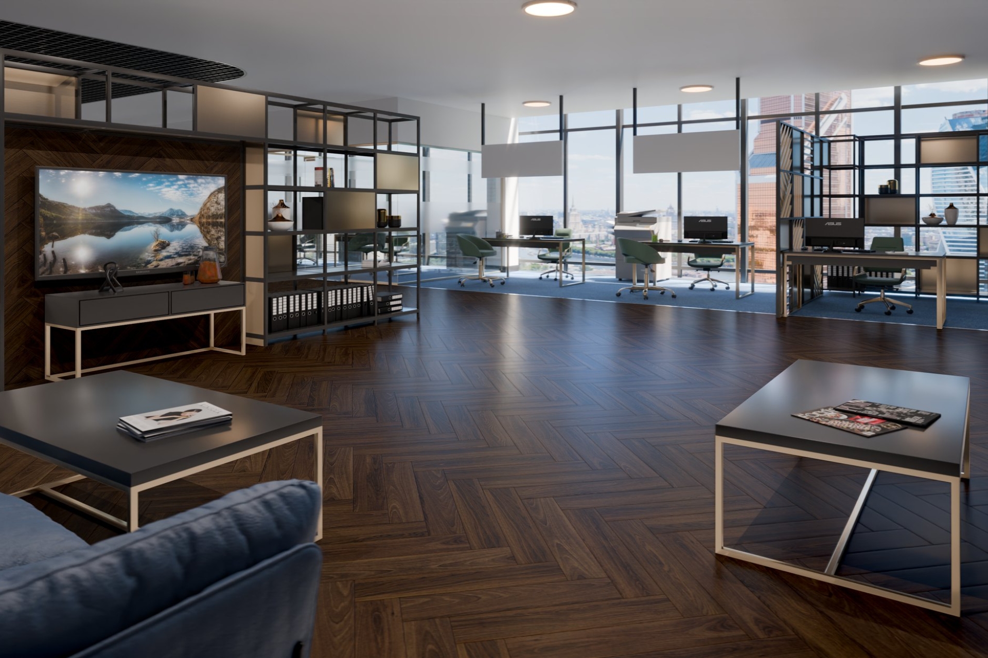 Инженерный паркет «Damy Floor» Каштановый (укладка елочкой) — купить в Дзержинске