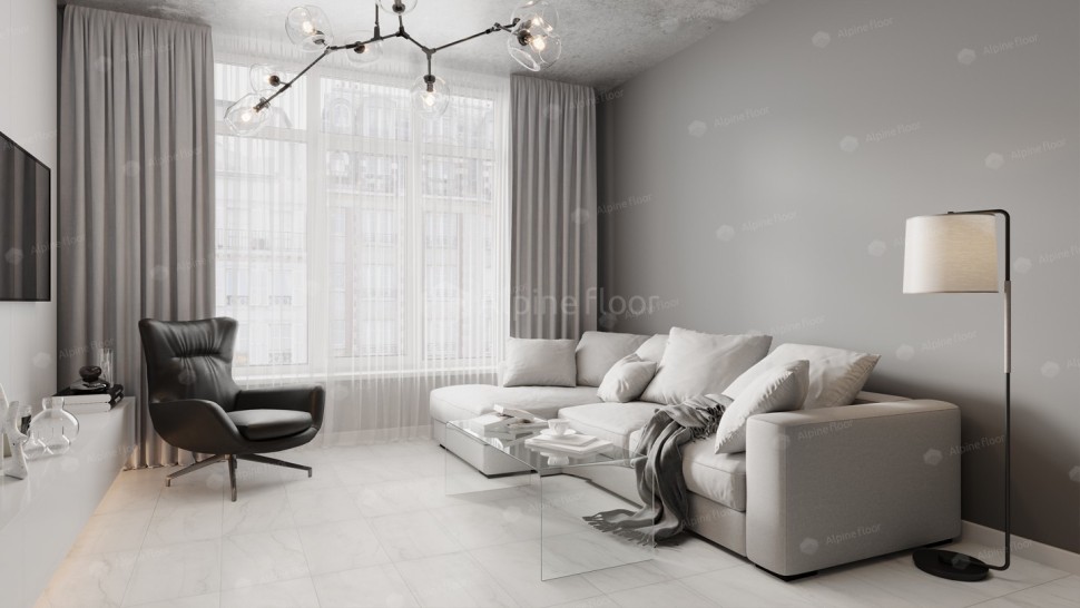 Виниловая плитка "Alpine Floor" Light Stone Брайс (608*303*2,5 мм) — купить в Дзержинске