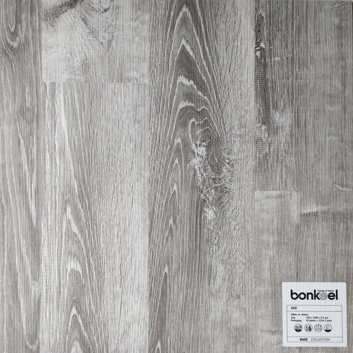 Плитка ПВХ "Bonkeel" Base New 242 (1220*150*3,5 мм) — купить в Дзержинске