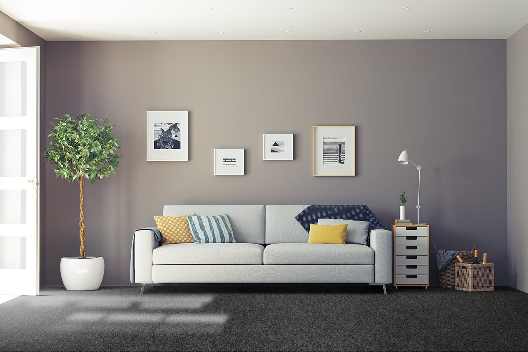 Ковровое покрытие "Bonkeel" Color Rib Ebony 98 (ширина 1м/3м/4м) — купить в Дзержинске