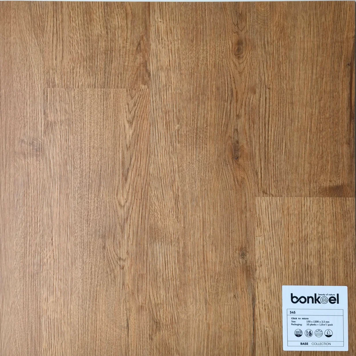 Плитка ПВХ "Bonkeel" Base New 345 (1220*150*3,5 мм) — купить в Дзержинске