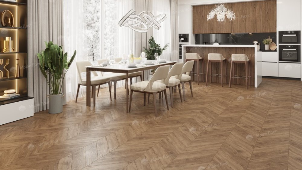 LVT плитка "Alpine Floor" Гевуина (555*127*2,5 мм) — купить в Дзержинске