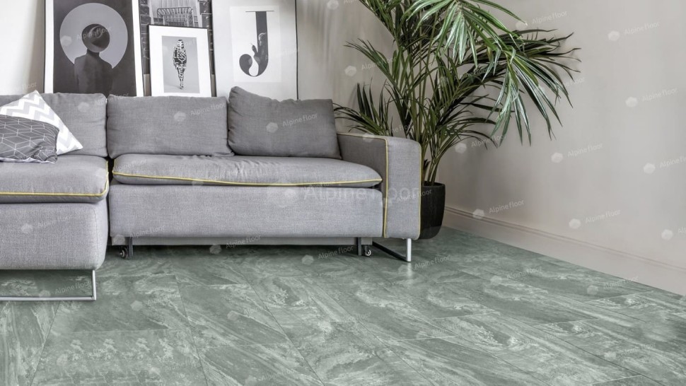 Виниловая плитка "Alpine Floor" Light Stone Хэмпшир (608*303*2,5 мм) — купить в Дзержинске