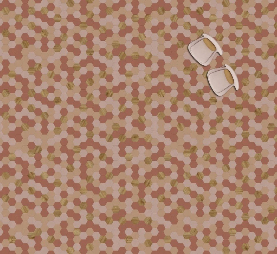 Виниловая плитка "Moduleo" Moods Hexagon 350 (226,32*196*2,5 мм) — купить в Дзержинске