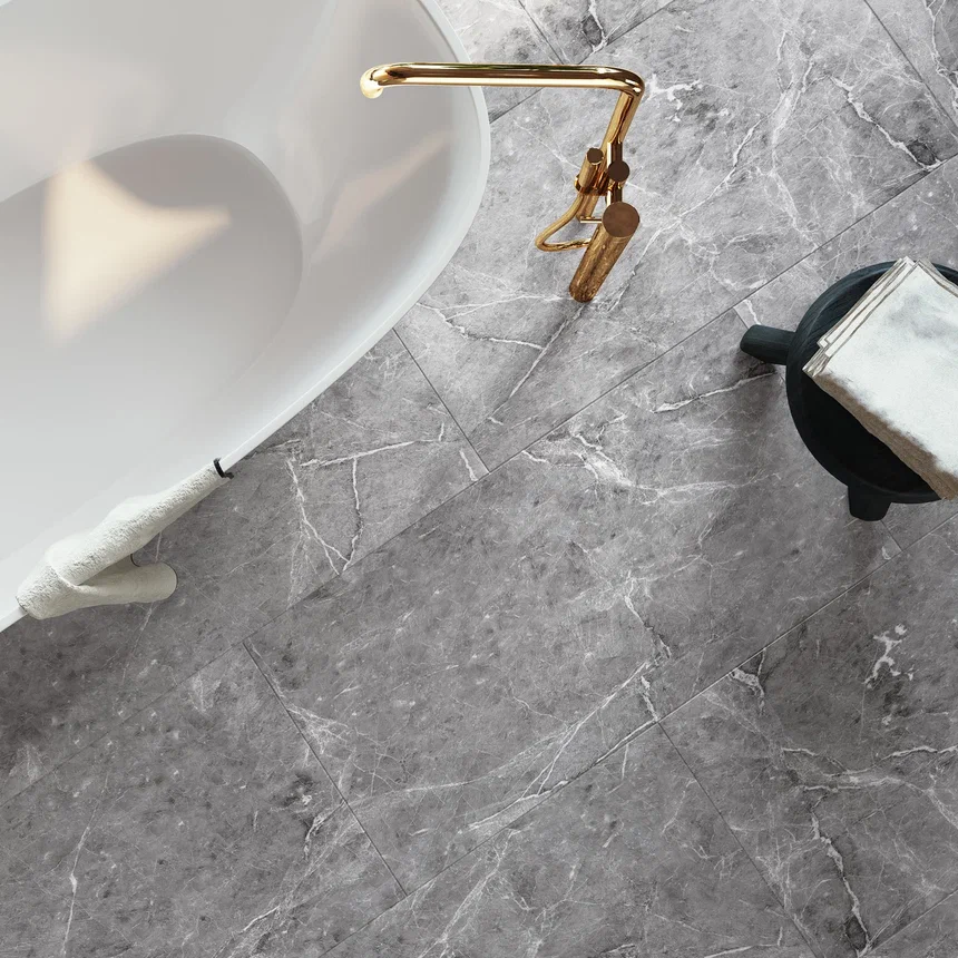 Кварцвиниловая плитка "Invictus" Hudson Stone Silver (914*457*2,5мм) — купить в Дзержинске