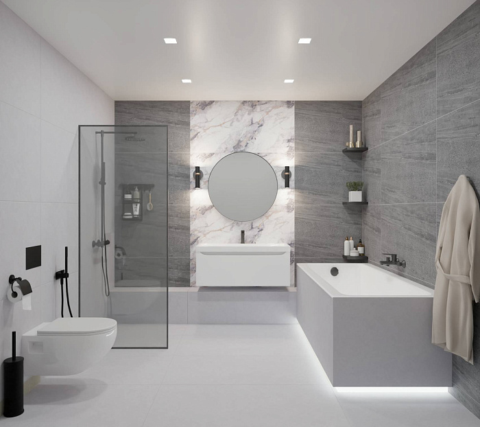 Керамогранит "Wan Sheng" Butterfly 600x1200 (1200*600 мм) Серый — купить в Дзержинске