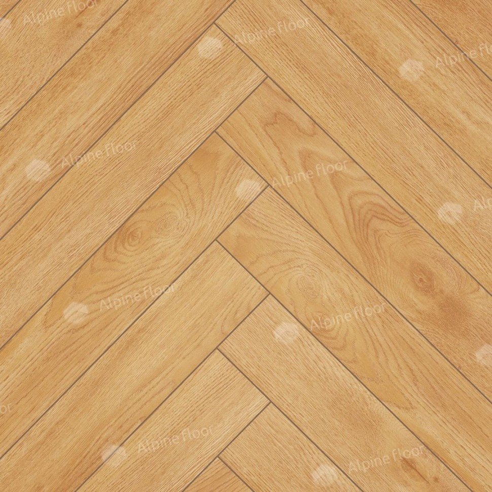 Ламинат "Alpine Floor" Herringbone 12 Дуб Пьемонт (600*100*12 мм) — купить в Дзержинске